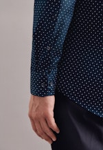 Chemise Business Regular Twill (sergé) Col Kent in Bleu Foncé |  Seidensticker Onlineshop