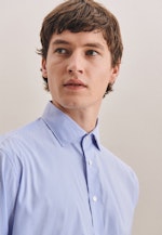 Regular Performance shirt Check in Light Blue |  Seidensticker Onlineshop