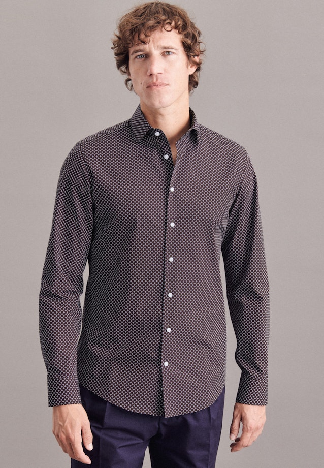 Business Shirt in Slim with Kent-Collar in Red |  Seidensticker Onlineshop