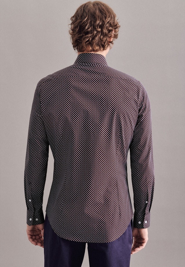 Slim Business Hemd Print in Rot |  Seidensticker Onlineshop