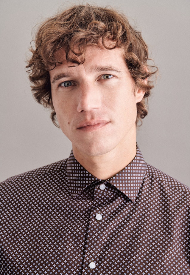 Slim Business Hemd Print in Rot |  Seidensticker Onlineshop