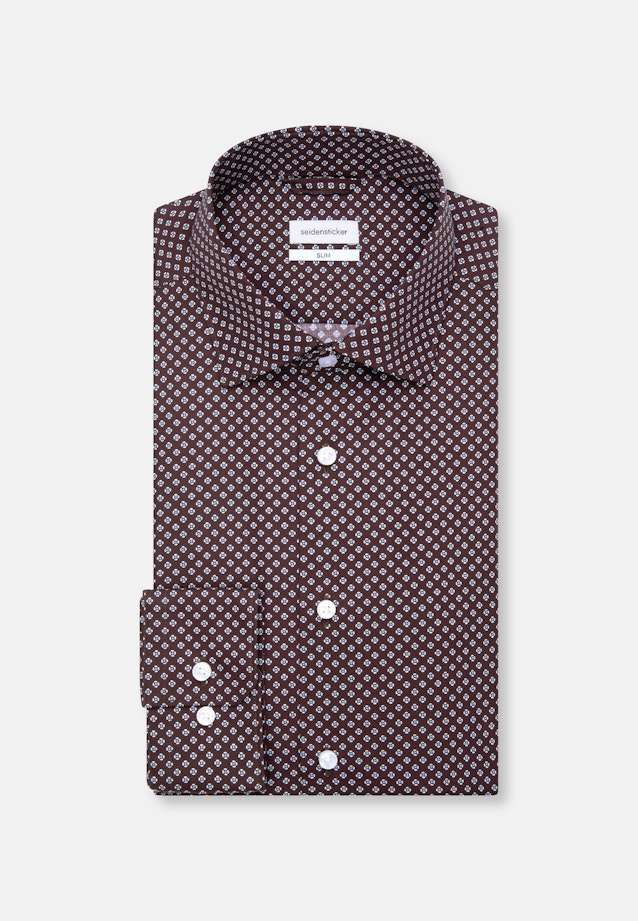 Slim Business Hemd Print in Rot |  Seidensticker Onlineshop