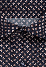 Slim Business Hemd Druck in Dunkelblau |  Seidensticker Onlineshop