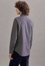 Slim Business Hemd Print in Dunkelblau |  Seidensticker Onlineshop