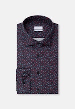 Slim Chemise casual Imprimé in Bleu Foncé |  Seidensticker Onlineshop