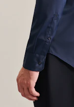 Slim Performance-Hemd Uni in Dunkelblau |  Seidensticker Onlineshop