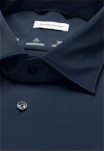 Slim Performance-Hemd Uni in Dunkelblau |  Seidensticker Onlineshop