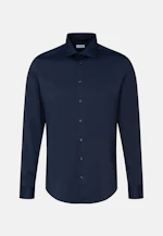 Slim Performance-Hemd Uni in Dunkelblau |  Seidensticker Onlineshop