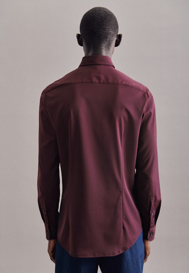 Performance hemd in Slim with Kentkraag in Rood |  Seidensticker Onlineshop
