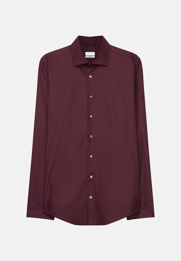 Slim Chemise Performance Uni in Rouge |  Seidensticker Onlineshop