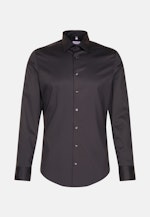 Slim Performance-Hemd Uni in Schwarz |  Seidensticker Onlineshop