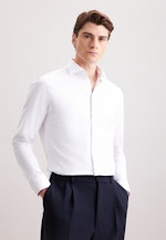 Slim Performance shirt Uni in White |  Seidensticker Onlineshop
