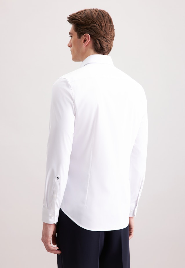 Slim Performance-Hemd Uni in Weiß |  Seidensticker Onlineshop