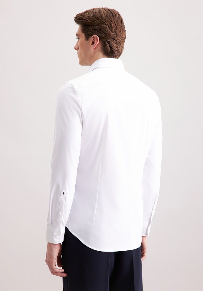 Slim Performance-Hemd Uni in Weiß | Seidensticker Onlineshop