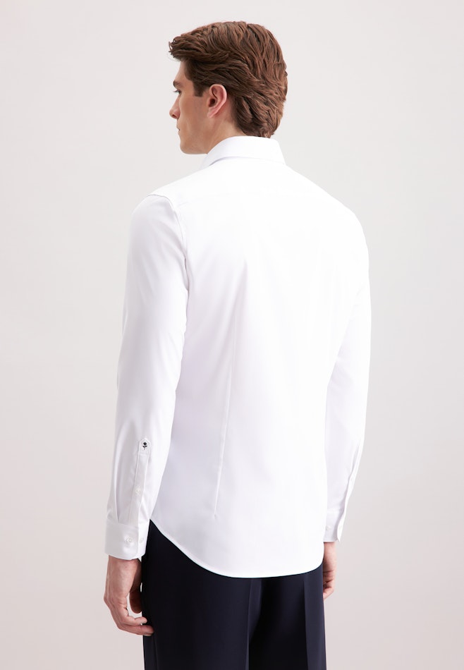 Slim Performance shirt Uni in White | Seidensticker online shop