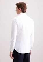 Slim Chemise Performance Uni in Blanc |  Seidensticker Onlineshop