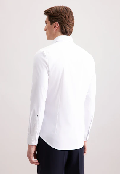 Slim Performance-Hemd Uni in Weiß |  Seidensticker Onlineshop