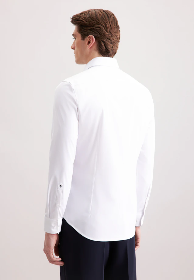 Slim Performance-Hemd Uni in Weiß |  Seidensticker Onlineshop