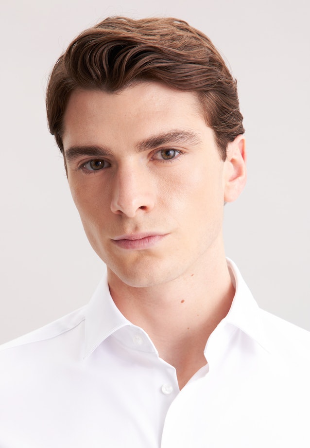 Slim Performance shirt Uni in White |  Seidensticker Onlineshop