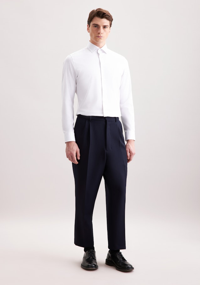 Slim Performance shirt Uni in White | Seidensticker Onlineshop