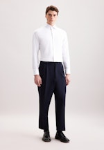 Slim Chemise Performance Uni in Blanc |  Seidensticker Onlineshop