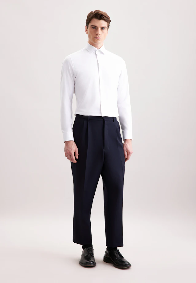 Slim Performance-Hemd Uni in Weiß |  Seidensticker Onlineshop