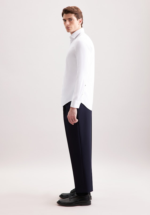 Slim Performance shirt Uni in White | Seidensticker Onlineshop