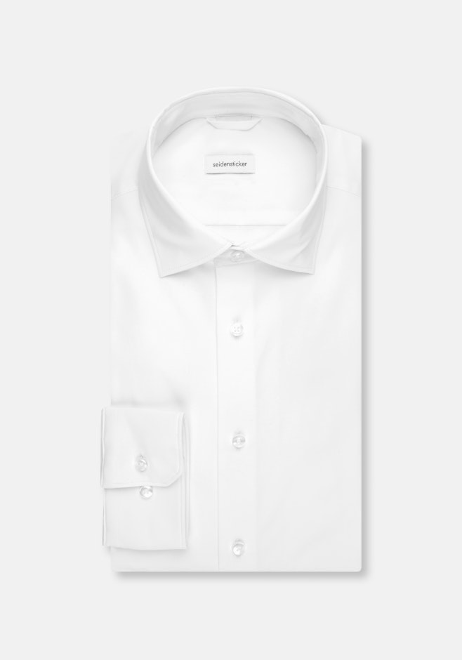 Slim Performance shirt Uni in White | Seidensticker online shop