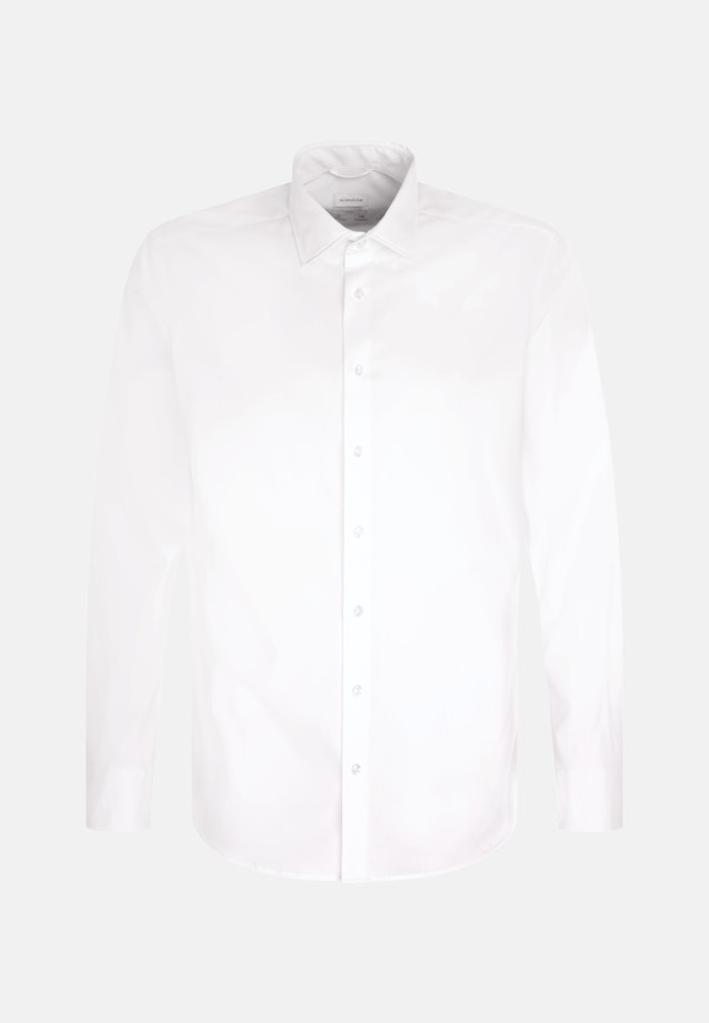 Slim Performance-Hemd Uni in Weiß |  Seidensticker Onlineshop