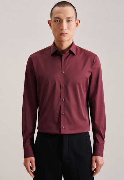 Slim Performance shirt Uni in Red |  Seidensticker Onlineshop