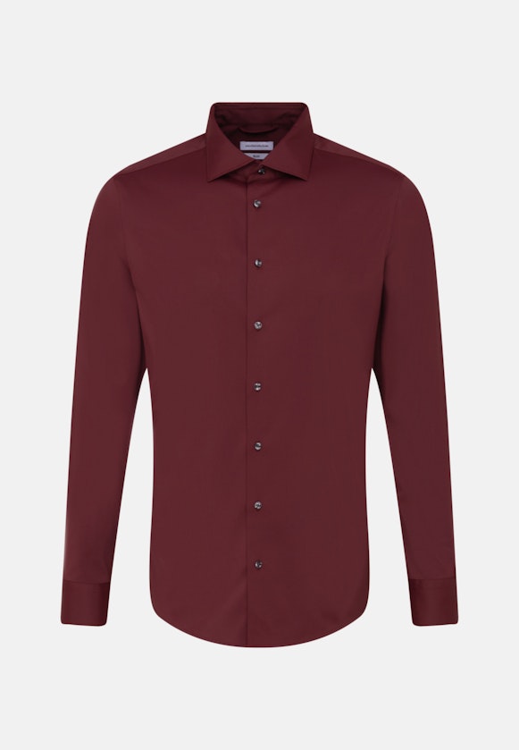 Slim Performance-Hemd Uni in Rot |  Seidensticker Onlineshop