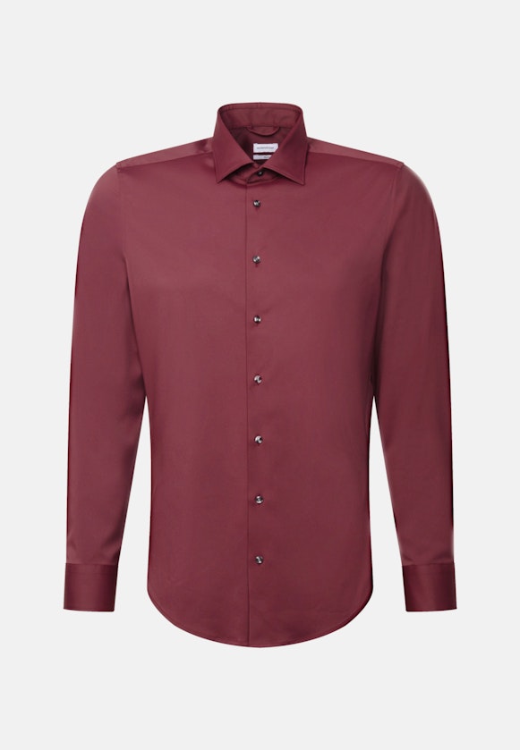 Slim Performance-Hemd Uni in Rot |  Seidensticker Onlineshop