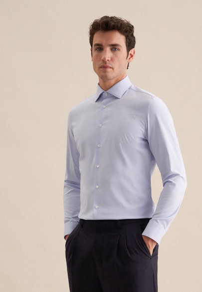Slim Performance shirt Uni in Light Blue |  Seidensticker Onlineshop