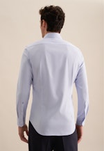 Slim Chemise Performance Uni in Bleu Clair |  Seidensticker Onlineshop