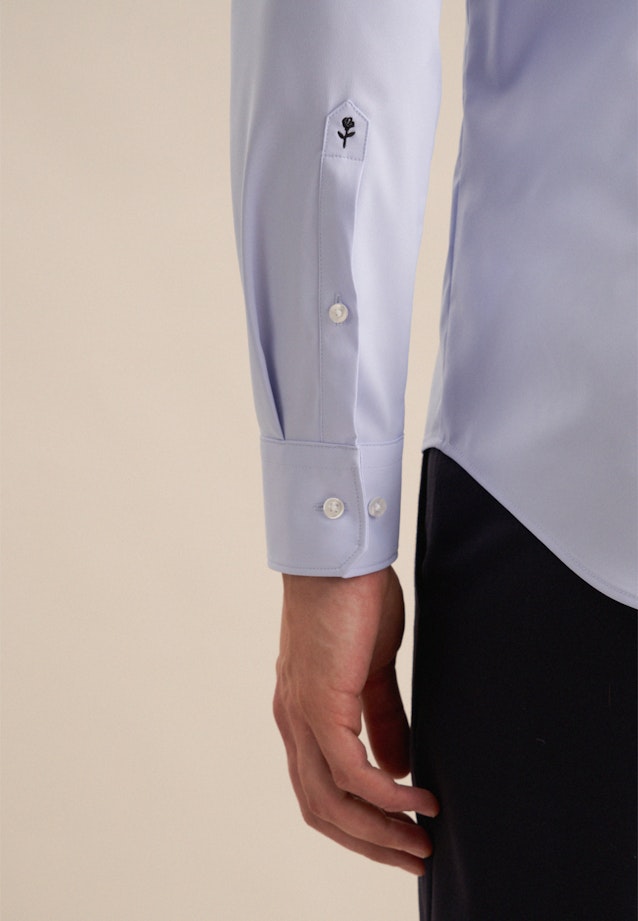 Slim Chemise Performance Uni in Bleu Clair |  Seidensticker Onlineshop