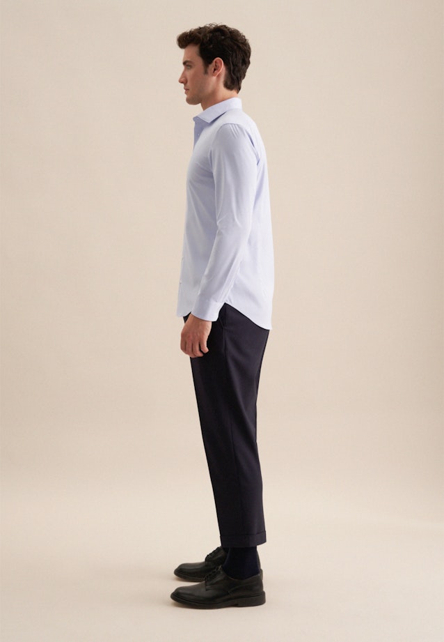 Slim Chemise Performance Uni in Bleu Clair |  Seidensticker Onlineshop