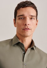 Slim Performance-Hemd Uni in Grün |  Seidensticker Onlineshop