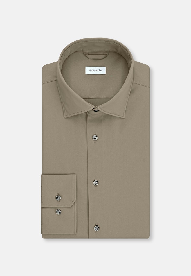 Slim Chemise Performance Uni dans Vert | Boutique en ligne Seidensticker