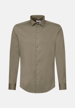 Slim Performance-Hemd Uni in Grün |  Seidensticker Onlineshop