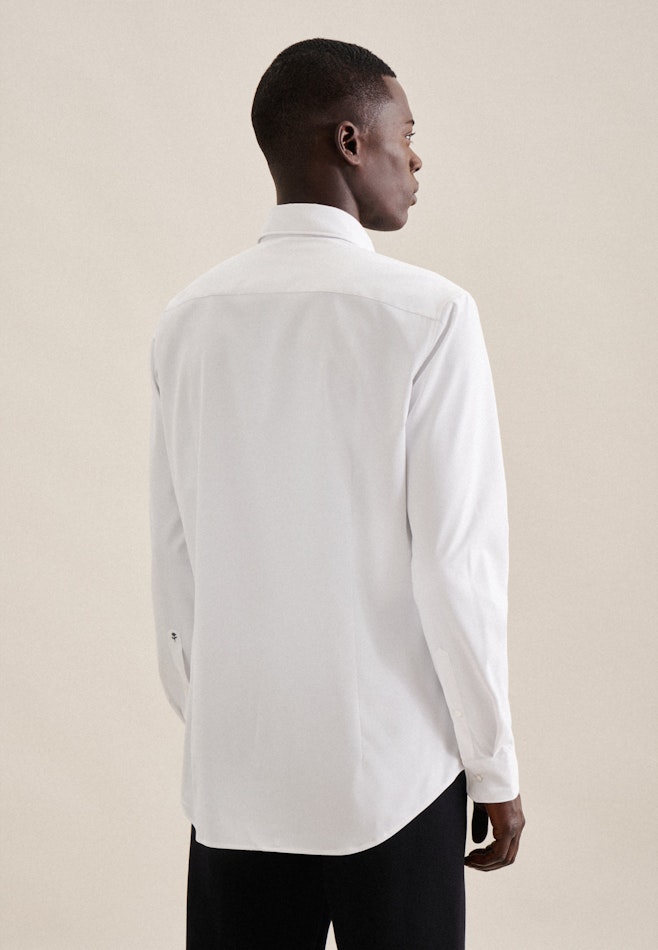 Performance shirt in Slim with Kent-Collar in White | Seidensticker online shop