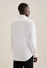 Chemise performance Slim Twill (sergé) Col Kent in Blanc |  Seidensticker Onlineshop