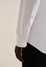 Chemise performance Slim Twill (sergé) Col Kent in Blanc |  Seidensticker Onlineshop