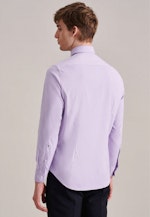 Twill Performance-Hemd in Slim mit Kentkragen in Lila |  Seidensticker Onlineshop