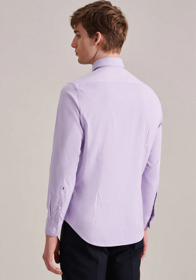 Slim Performance-Hemd Uni in Lila | Seidensticker Onlineshop