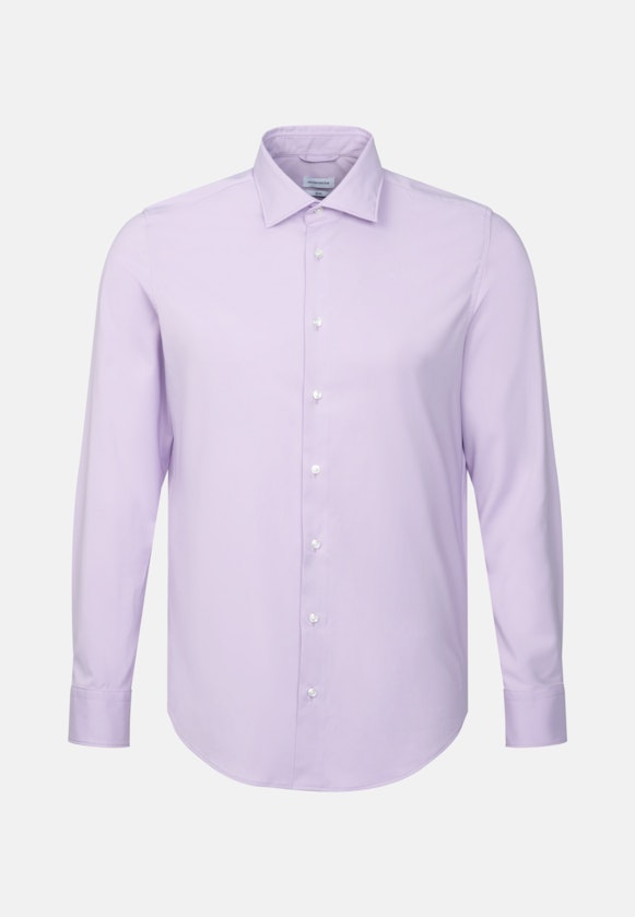 Slim Chemise Performance Uni in Lilas |  Seidensticker Onlineshop