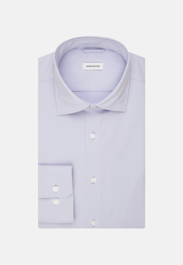 Chemise performance Slim Twill (sergé) Col Kent in Bleu Clair |  Seidensticker Onlineshop