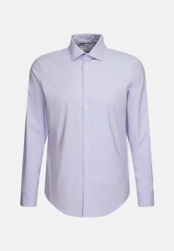 Chemise performance Slim Twill (sergé) Col Kent in Bleu Clair |  Seidensticker Onlineshop