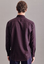 Regular Casual Shirt Print in Red |  Seidensticker Onlineshop