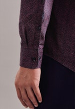 Regular Casual Shirt Print in Red |  Seidensticker Onlineshop