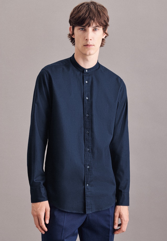 Regular Chemise Business uni in Bleu Foncé |  Seidensticker Onlineshop